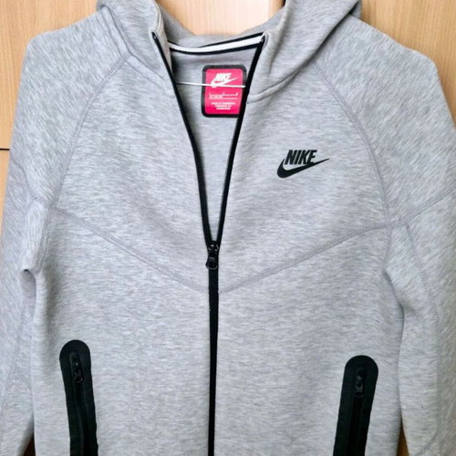 Nike Tech Fleece jacket like new, gray, size L for boys