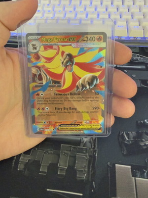 Mega Pyroar ex (CRI 015) card mint condition
