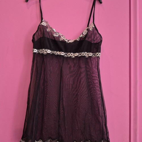 Lingerie negligee like new, black