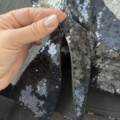 Esmara skirt with sequins like new, black and silver