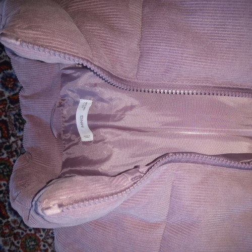 Mango Kids Puffer Jacket for Girls 11 Years Like New Violet Lilac
