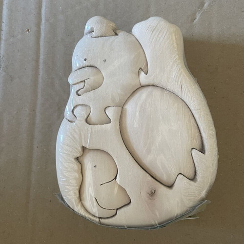 3D Wooden Puzzle Hen new, children's craft toy