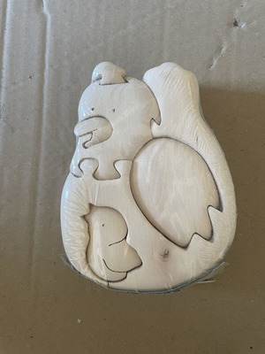 3D Wooden Puzzle Hen new, children's craft toy