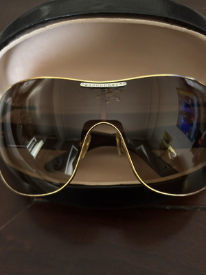 Dolce & Gabbana vintage sunglasses used, brown and gold