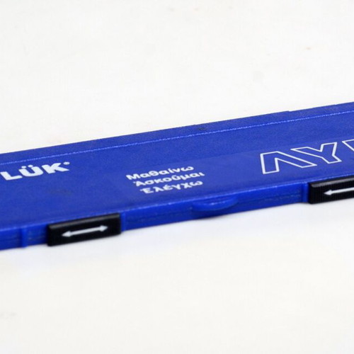 LÜK (ΛΥΚ) case used vintage base with 12 tiles