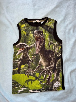 H&M Jurassic World Αμάνικο Μπλουζάκι για Αγόρια 6-8 Ετών Σαν Καινούργιο