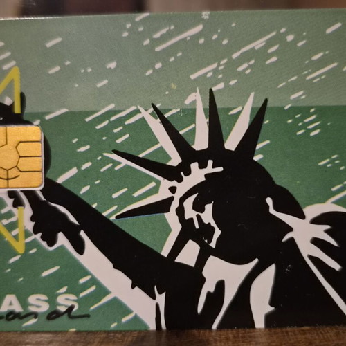 Pass card Smart Ingenierie like new with Statue of Liberty design