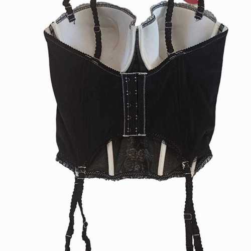Luna Wedding C Guepiere women's corset black new, size 85C