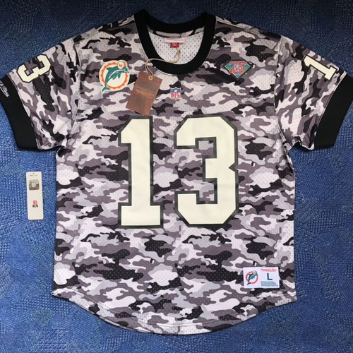 Mitchell & Ness NFL Miami Dolphins #13 Dan Marino Camo Jersey L new