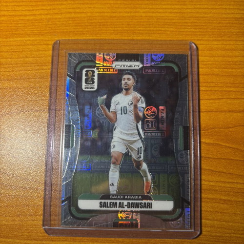 Salem Al-Dawsari 2026 Prizm FIFA World Cup Panini Logo Refractor card like new