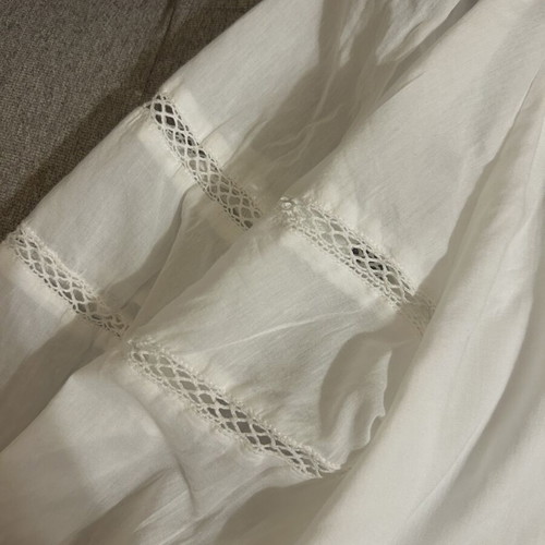 Abercrombie & Fitch oversized white top