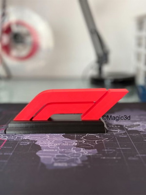 F1 desk decorative logo made to order