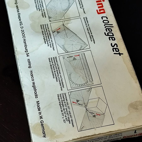 rOtring College Set technical drawing pens new