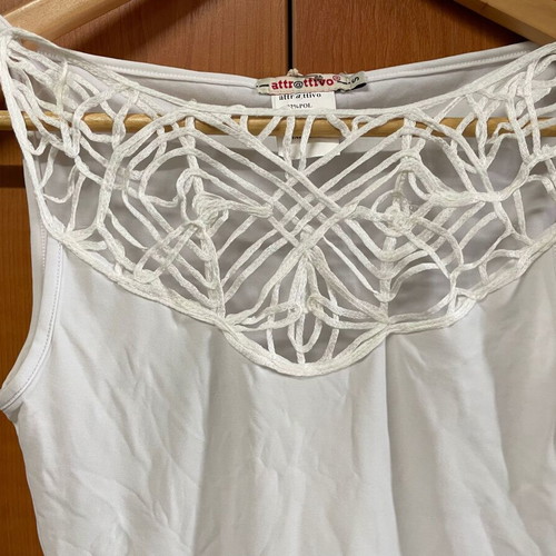 Attrattivo Top new, size S, white