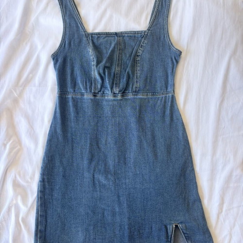 Jean dress Primark used, size M, blue