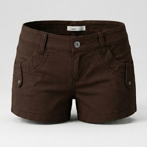 Closer women's brown shorts small vintage 00's like new
