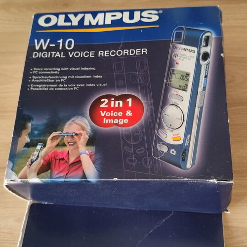 Olympus W-10 digital voice recorder and camera new
