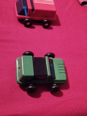 Space car toy cars used, set of 2, likely Grecostyl Greek made
