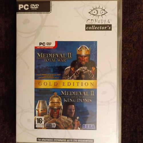 Medieval II Total War Gold Edition PC like new, complete package