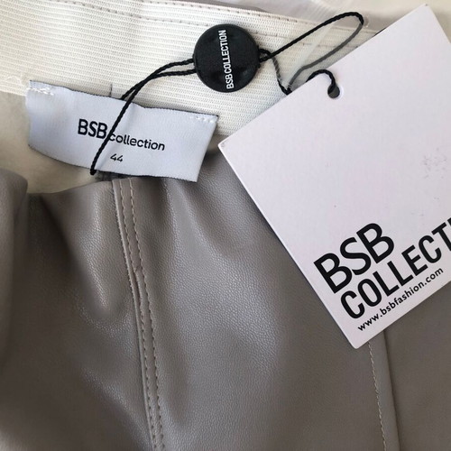 BSB gray leggings leather texture new no L