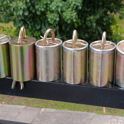 Six New Brass Livestock Bells with Clear Loud Sound
