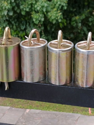 Six New Brass Livestock Bells with Clear Loud Sound
