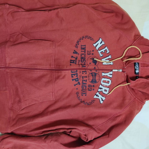 Hoodie used, red, size XL