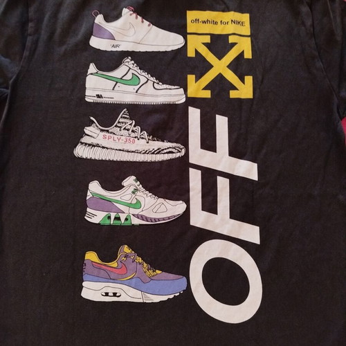 Off White t-shirt used, size S, black