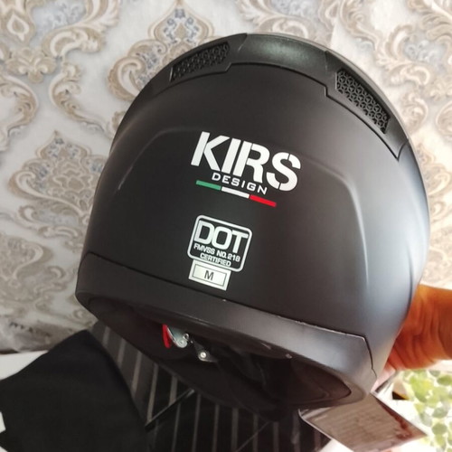 Kirs Design Helmet Medium Size New Matte Black