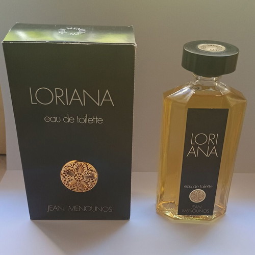 Vintage Loriana Eau de Toilette Jean Menounos 220 ml new, 80s decade with box