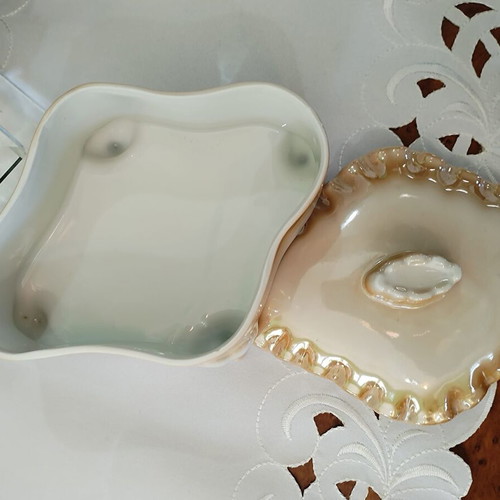 Titov Veles Jugoporcelan porcelain jewelry box like new