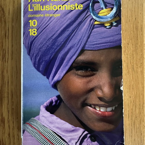 L'Illusionniste book by Hari Kunzru, French pocket edition 10/18