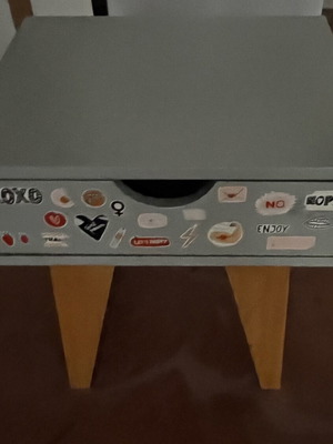 Petite commode ανακαινισμένη, 36 εκ μήκος 25 εκ πλάτος