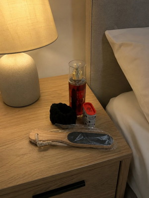 Body mist used and personal care items set