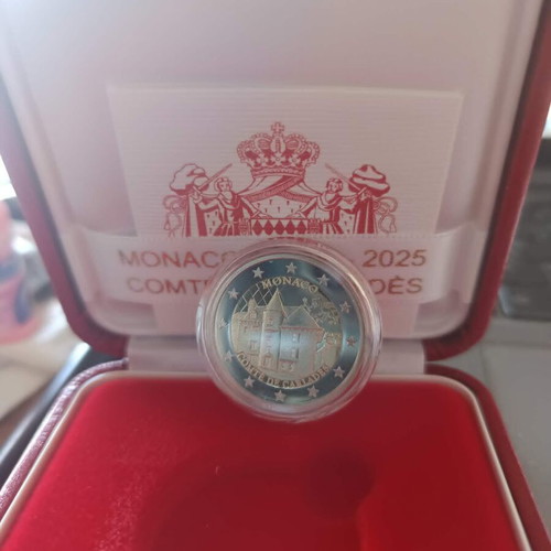 Monaco 2025 Proof Lux Coin new with certificate of authenticity