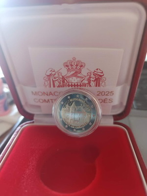 Monaco 2025 Proof Lux Coin new with certificate of authenticity