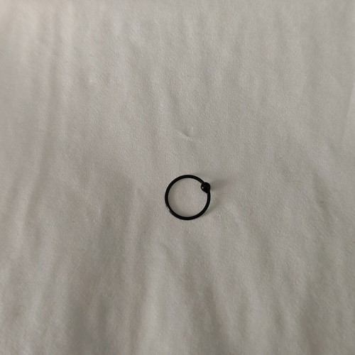Black Nose Ring new, no irritation
