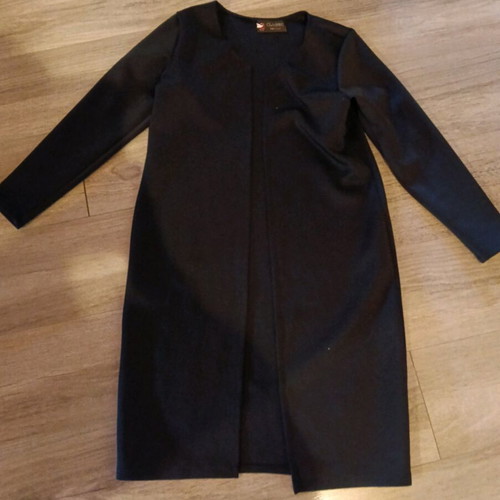 Long jacket with 3/4 sleeve new, black