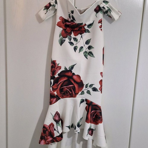 Floral dress used, size XL
