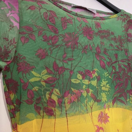 Vintage long-sleeve top multicolor, like new