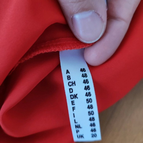 Canda women's blouse XL red used