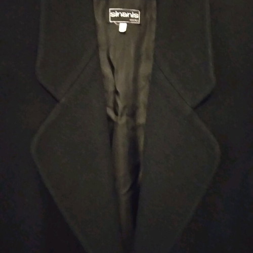 Sinanis coat used, black, size 48