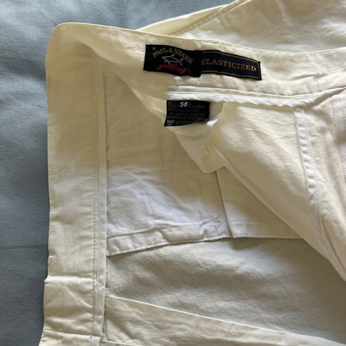 Paul & Shark Yachting White Summer Pants size 56 used