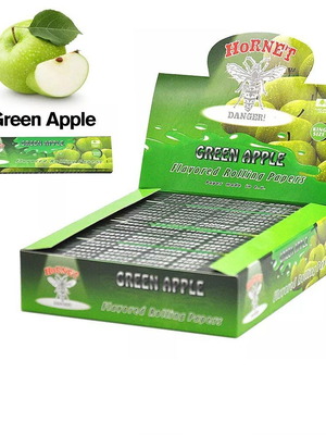 Hornet King Size Rolling Paper apple flavor new