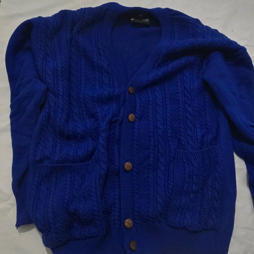 Americanino cardigan like new, 100% cotton, blue, size M
