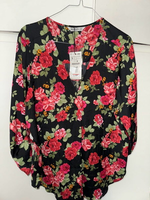 Stradivarius blouse new, black, size XL