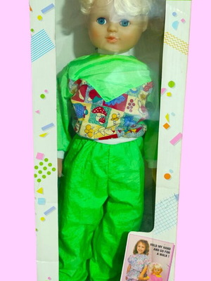 Tiffany Walking Doll collectible new with original box, 79cm height