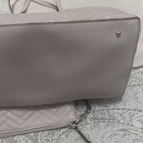 Guess Vikky II Large 2-in-1 Tote bag, like new, white