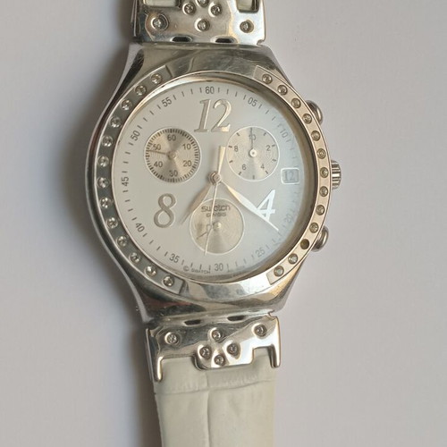 Swatch women's watch like new, white