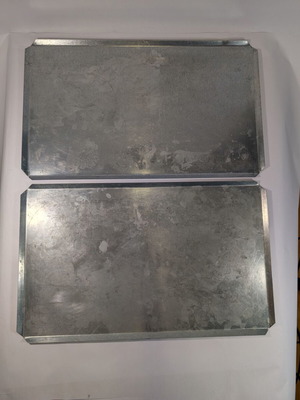 Professional baking trays used, pack of 2, 53.5x32.5cm